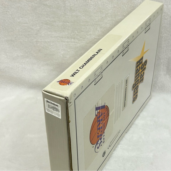 Vintage 90s Wilt Chamberlain Los Angeles Lakers NBA Locker Star Hangers Jersey - Picture 4 of 12